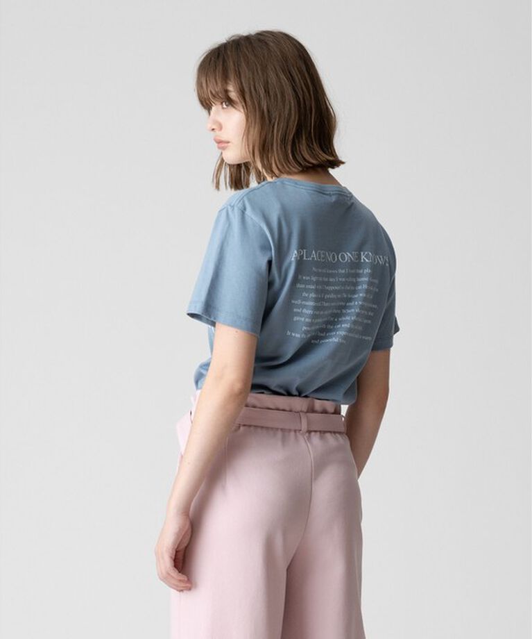 allureville「ダブルフォントメッセージT」|Tシャツ・カットソー|