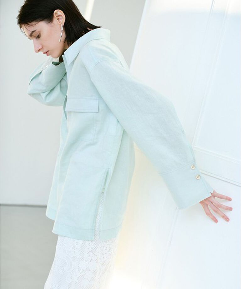 allureville「リネンプルオーバーシャツ」|シャツ・ブラウス|