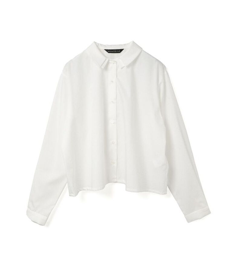 mizuiro ind「mizuiro ind ダブルカラーシャツ」|シャツ・ブラウス|