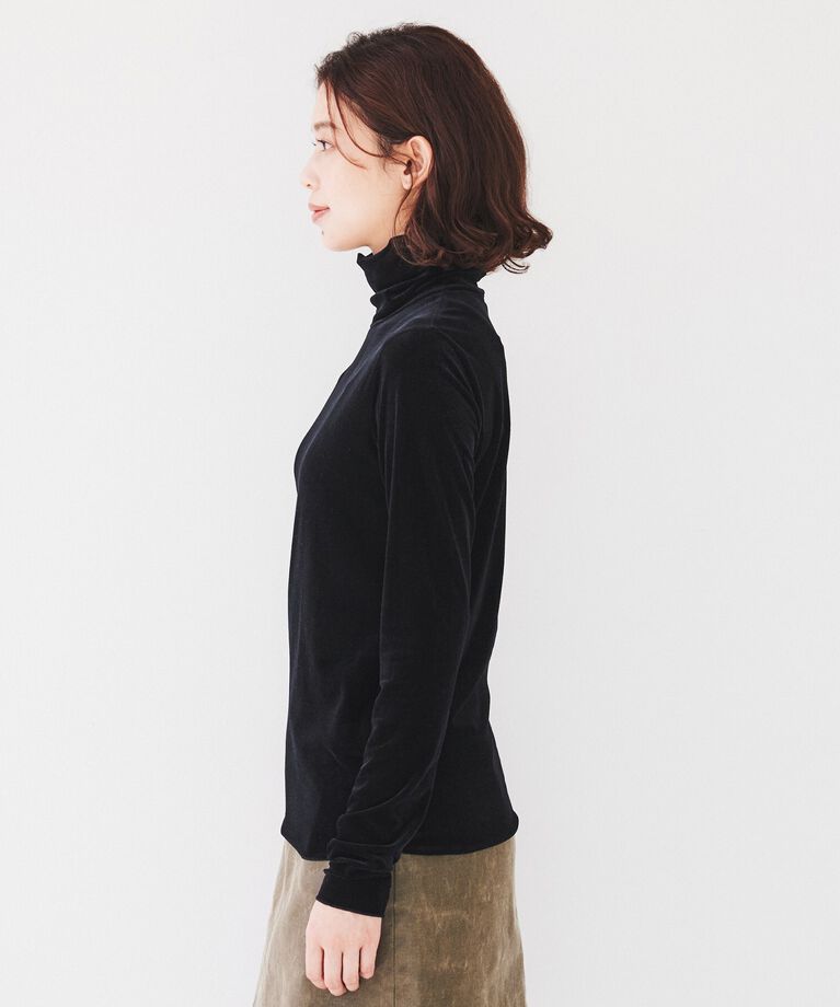 UNTITLED「【洗える】ベロアインナートップス」|Tシャツ・カットソー|