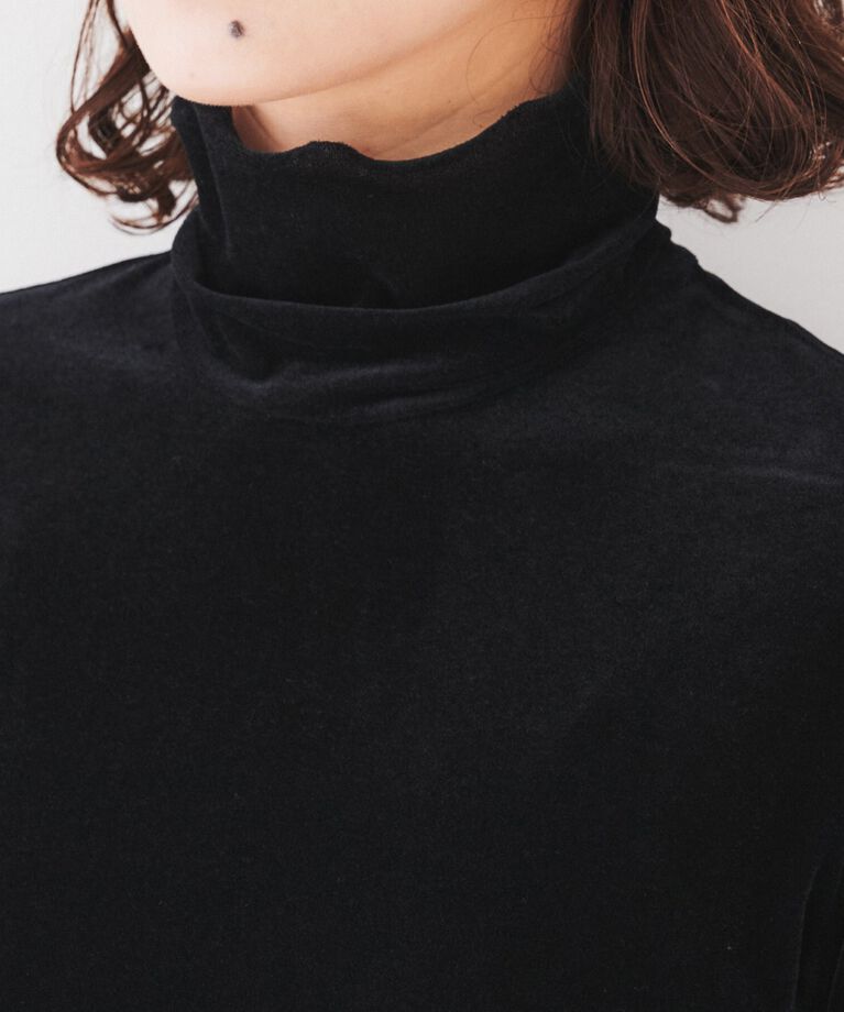 UNTITLED「【洗える】ベロアインナートップス」|Tシャツ・カットソー|