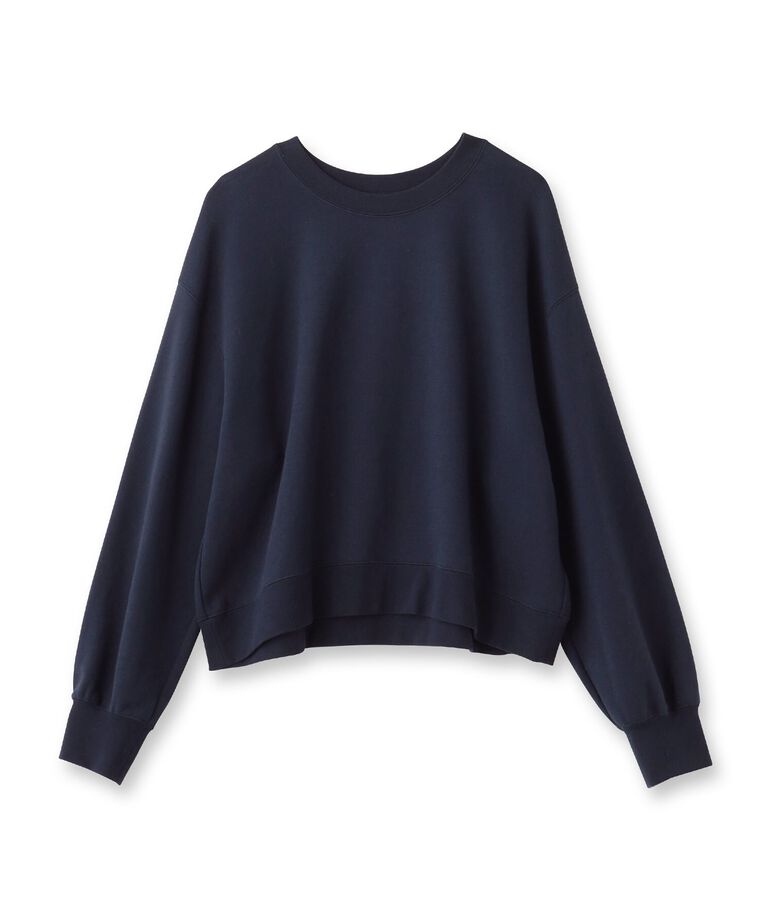 UNTITLED「【コットン100/スウェットライク】クロップド丈コットンプルオーバー」|Tシャツ・カットソー|
