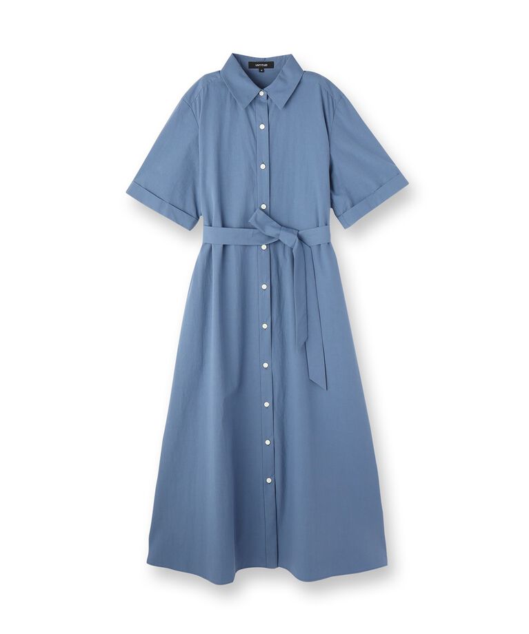 UNTITLED「【コットン100／前開き／夏ワンピ】ロングシャツワンピース」|ワンピース|