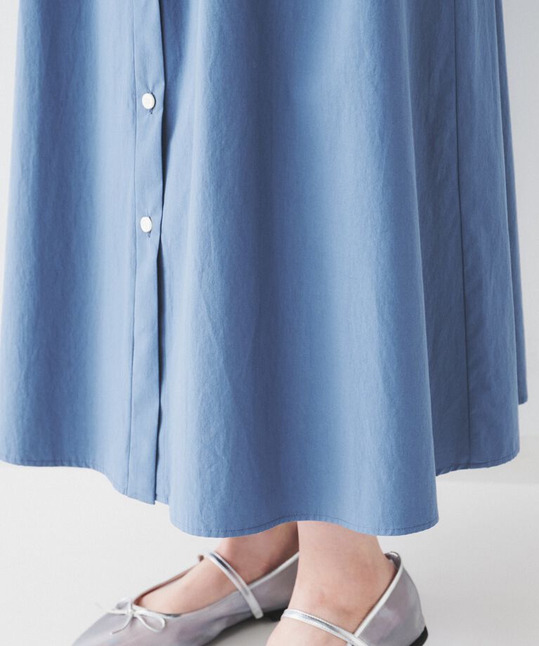 UNTITLED「【コットン100／前開き／夏ワンピ】ロングシャツワンピース」|ワンピース|