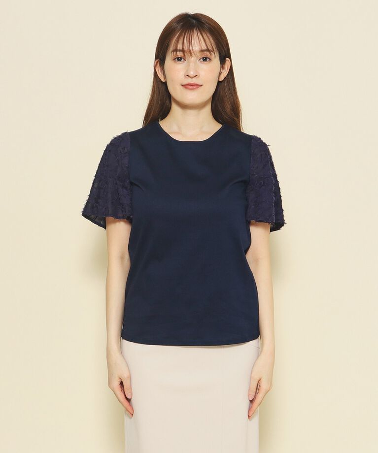 COUP DE CHANCE「【洗える】ジャカードプルオーバージャージ」|Tシャツ・カットソー|