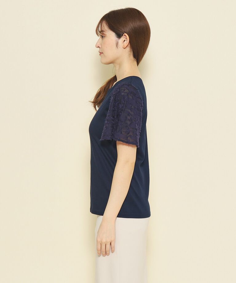 COUP DE CHANCE「【洗える】ジャカードプルオーバージャージ」|Tシャツ・カットソー|