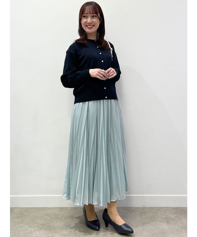 Reflect「【SALE/洗える】シャイニーカラープリーツスカート」|スカート|