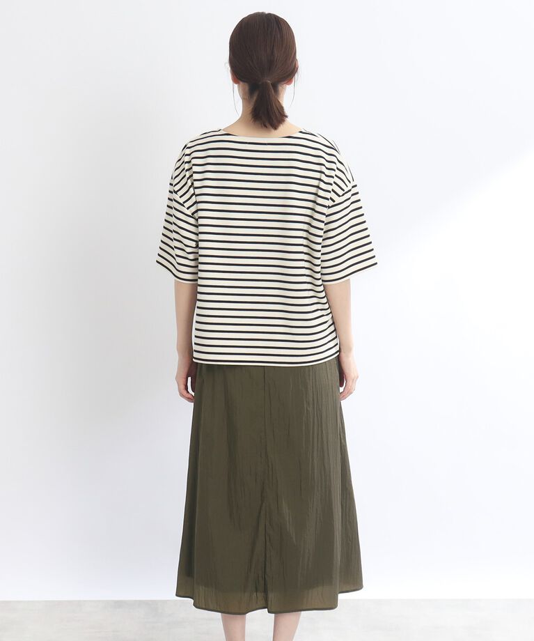 Reflect「【E‐QUALITY／手洗い可／セットアイテム】ボーダープルオーバー＋タンクトップワンピース」|ワンピース|