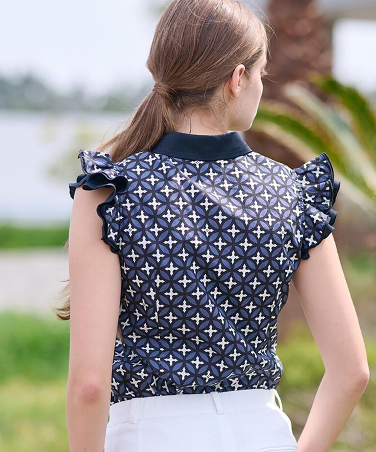 DRESSTERIOR「【大人百花春号掲載 モデル美香さん着用】オーバーラップウィングスリーブブラウス」|シャツ・ブラウス|