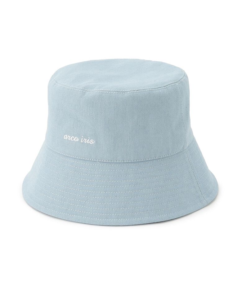 grove「コットン刺繍バケットハット【サイズ調整・UVカット】」|ハット|ﾌﾞﾙｰ(091)