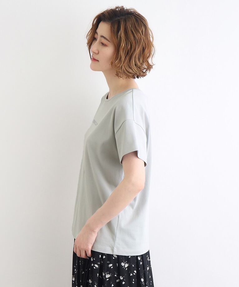 grove「＜接触冷感／UVカット／ご自宅で洗える＞袖フォルムプリントTシャツ」|Tシャツ・カットソー|