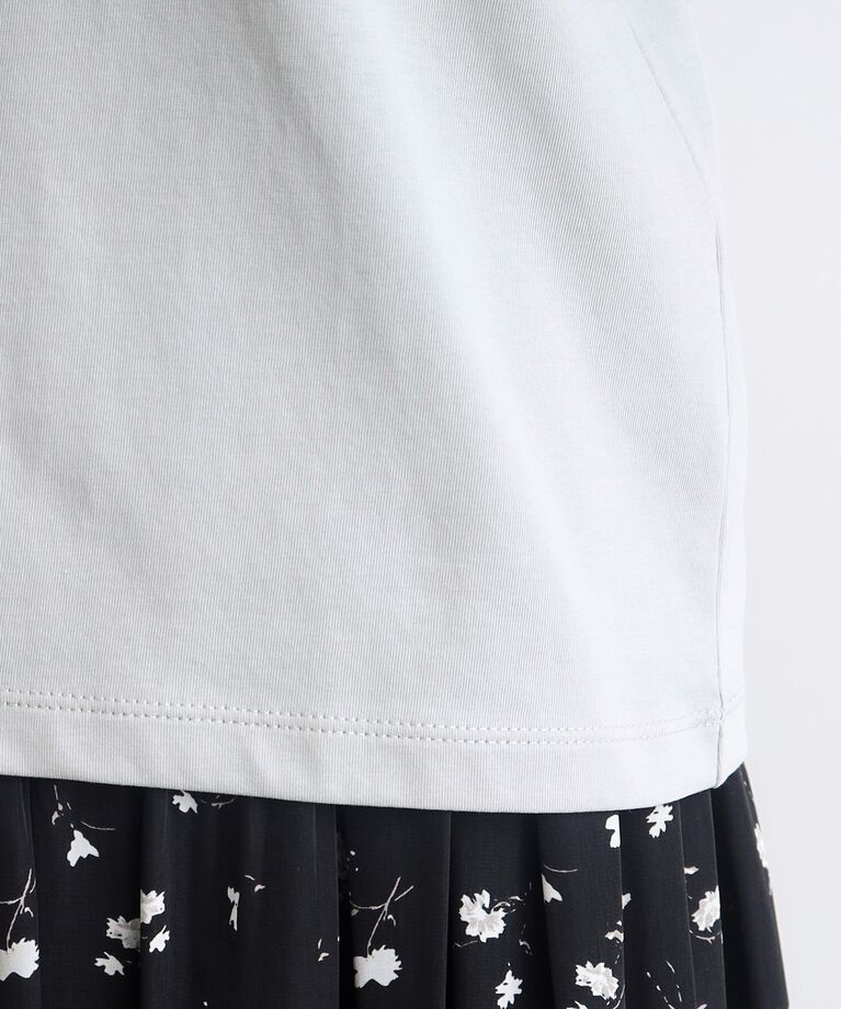grove「＜接触冷感／UVカット／ご自宅で洗える＞袖フォルムプリントTシャツ」|Tシャツ・カットソー|