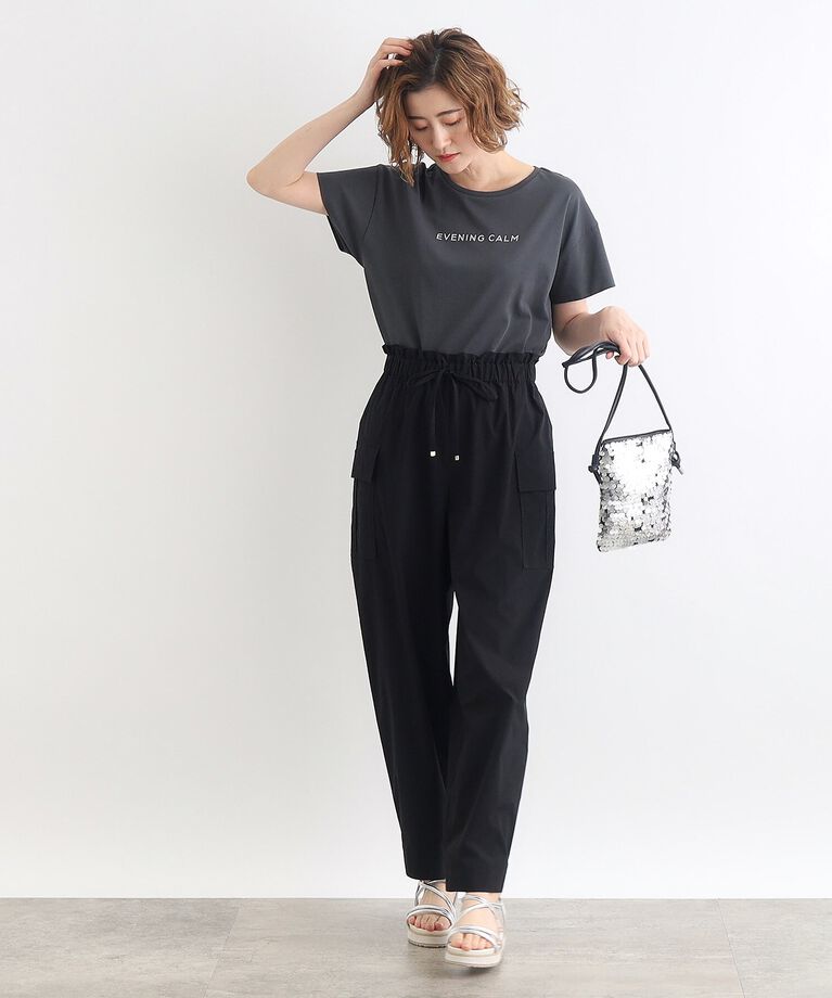 grove「＜接触冷感／UVカット／ご自宅で洗える＞袖フォルムプリントTシャツ」|Tシャツ・カットソー|