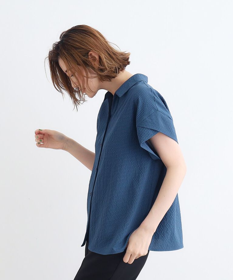 grove「サッカーギンガムスキッパーシャツ」|シャツ・ブラウス|