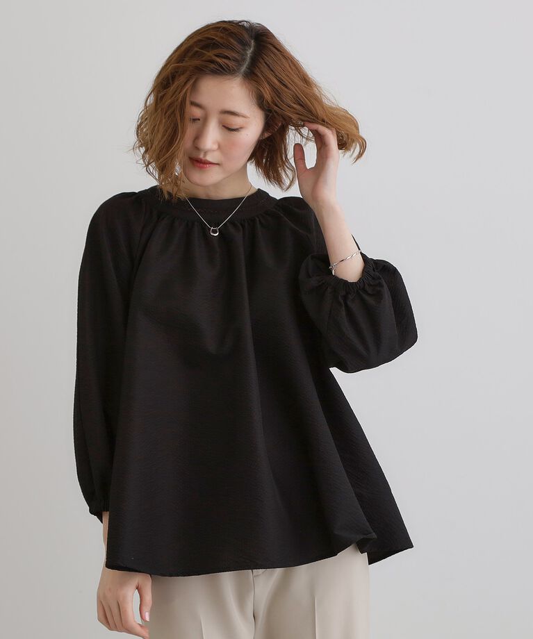 grove「2WAYサッカースモックブラウス」|シャツ・ブラウス|