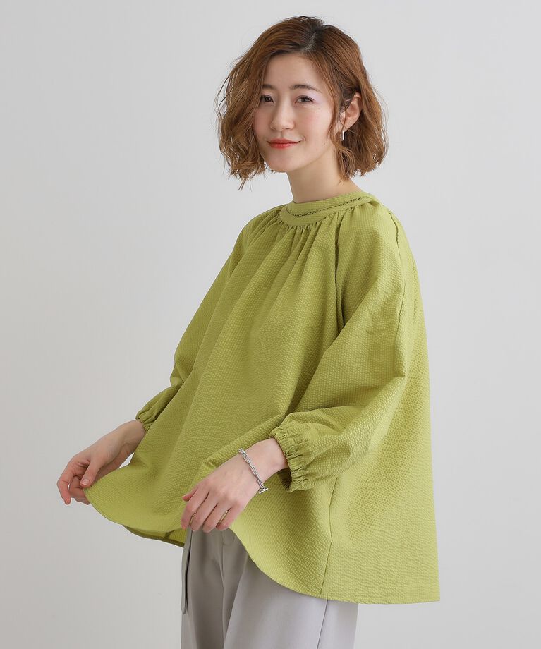 grove「2WAYサッカースモックブラウス」|シャツ・ブラウス|
