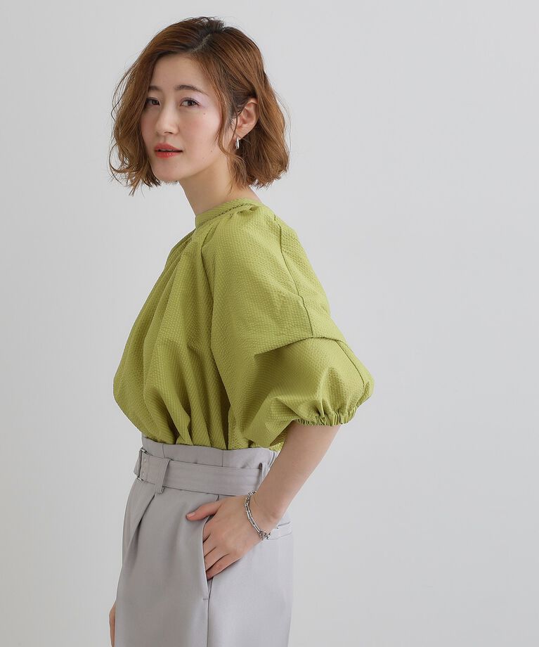 grove「2WAYサッカースモックブラウス」|シャツ・ブラウス|