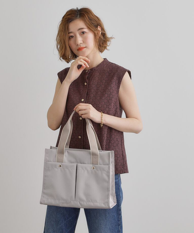 grove「【A4・軽量】ポリキャンダブルフェイス2WAYトート」|トートバッグ|