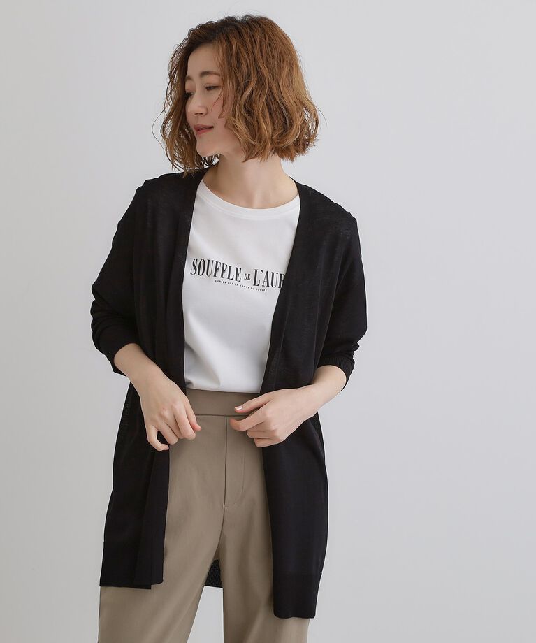 grove「【接触冷感/UVカットetc】夏に嬉しい機能付き！ベーシックロングカーディガン」|カーディガン|
