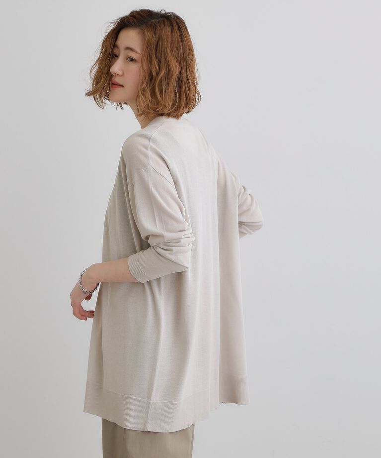 grove「【接触冷感/UVカットetc】夏に嬉しい機能付き！ベーシックロングカーディガン」|カーディガン|
