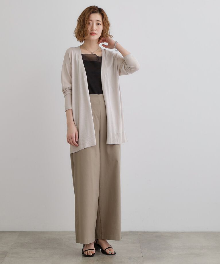 grove「【接触冷感/UVカットetc】夏に嬉しい機能付き！ベーシックロングカーディガン」|カーディガン|