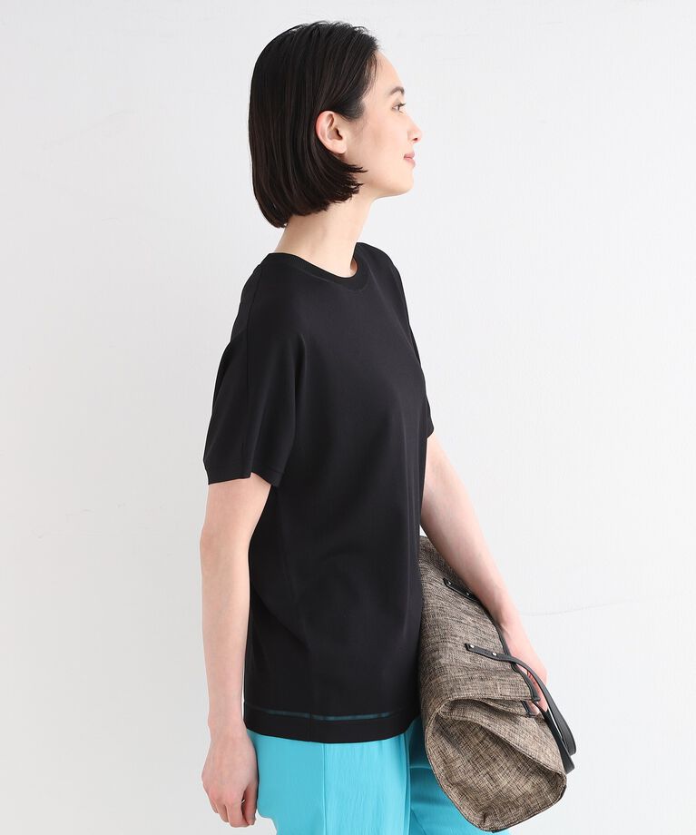 INDIVI「【洗える／サマーニット】Tシャツライクニット」|ニット・セーター|