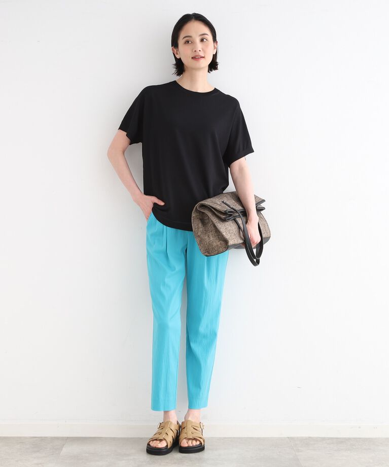 INDIVI「【洗える／サマーニット】Tシャツライクニット」|ニット・セーター|