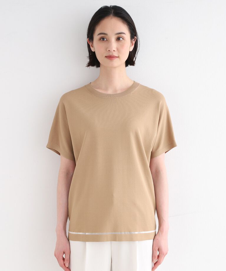 INDIVI「【洗える／サマーニット】Tシャツライクニット」|ニット・セーター|