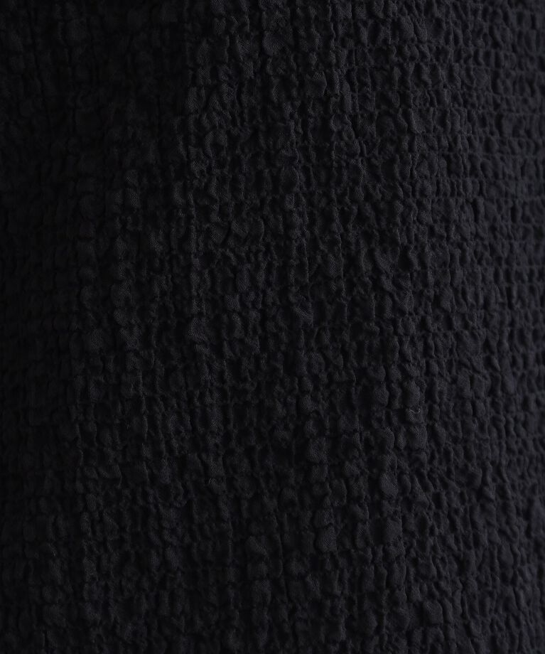 INDIVI「【洗える／凹凸素材】パフスリーブTブラウス」|Tシャツ・カットソー|
