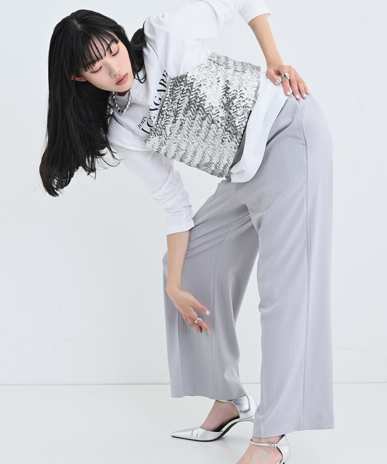 GALLEST「【接触冷感／セットアップ対応】イージーストレートワイドパンツ【通勤・セレモニー】」|その他|