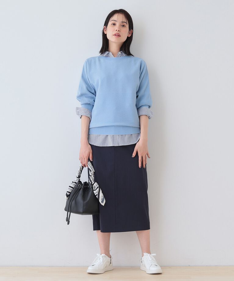 INDIVI「春SALE！【洗える／SETUP可能／UVケア】ストレートラインスカート」|スカート|