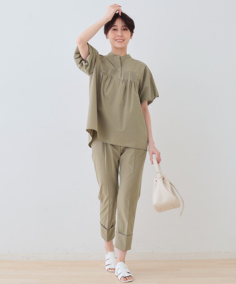 INDIVI「【通気性◎撥水／UV／SETUP可能】アクティブパンツ」|その他|