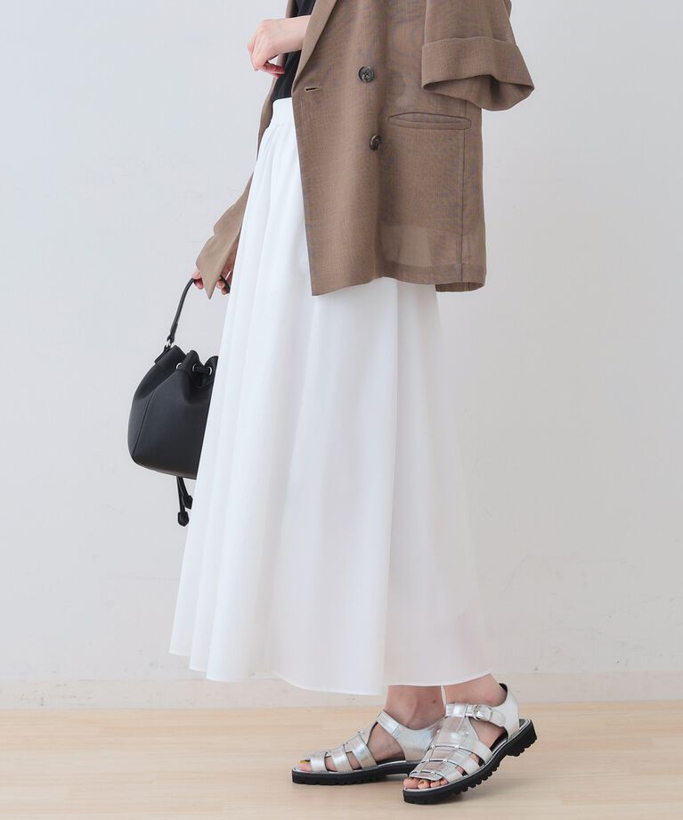 INDIVI「【通気性◎撥水／UVケア／SETUP可能】アクティブスカート」|スカート|
