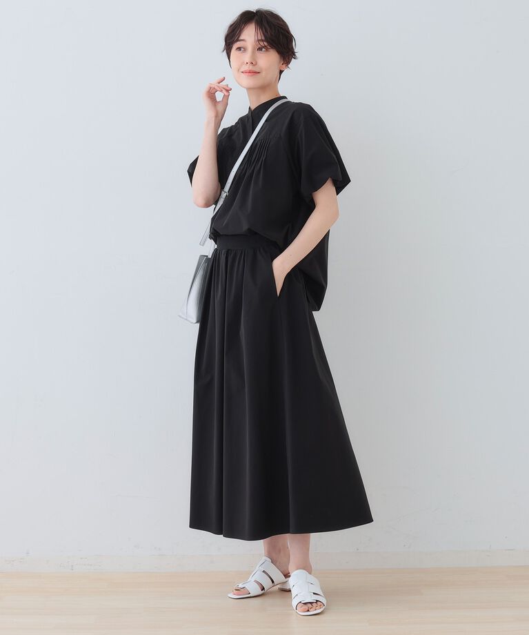 INDIVI「【通気性◎撥水／UVケア／SETUP可能】アクティブスカート」|スカート|