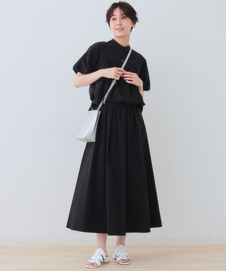 INDIVI「【通気性◎撥水／UV／SETUP可能】アクティブブラウス」|シャツ・ブラウス|