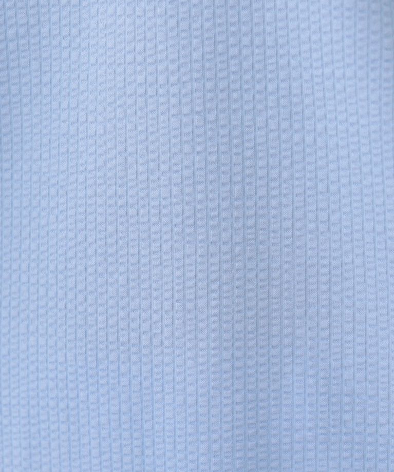 INDIVI「【洗える／体型カバー】凹凸素材フレアデザイントップス」|Tシャツ・カットソー|