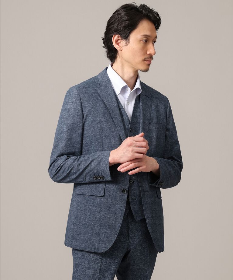 TAKEO KIKUCHI「【抗菌防臭】COOL DOTS（R）ドビープリント ジャケット」|テーラードジャケット|