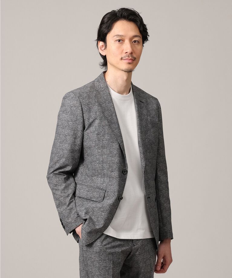 TAKEO KIKUCHI「【抗菌防臭】COOL DOTS（R）ドビープリント ジャケット」|テーラードジャケット|