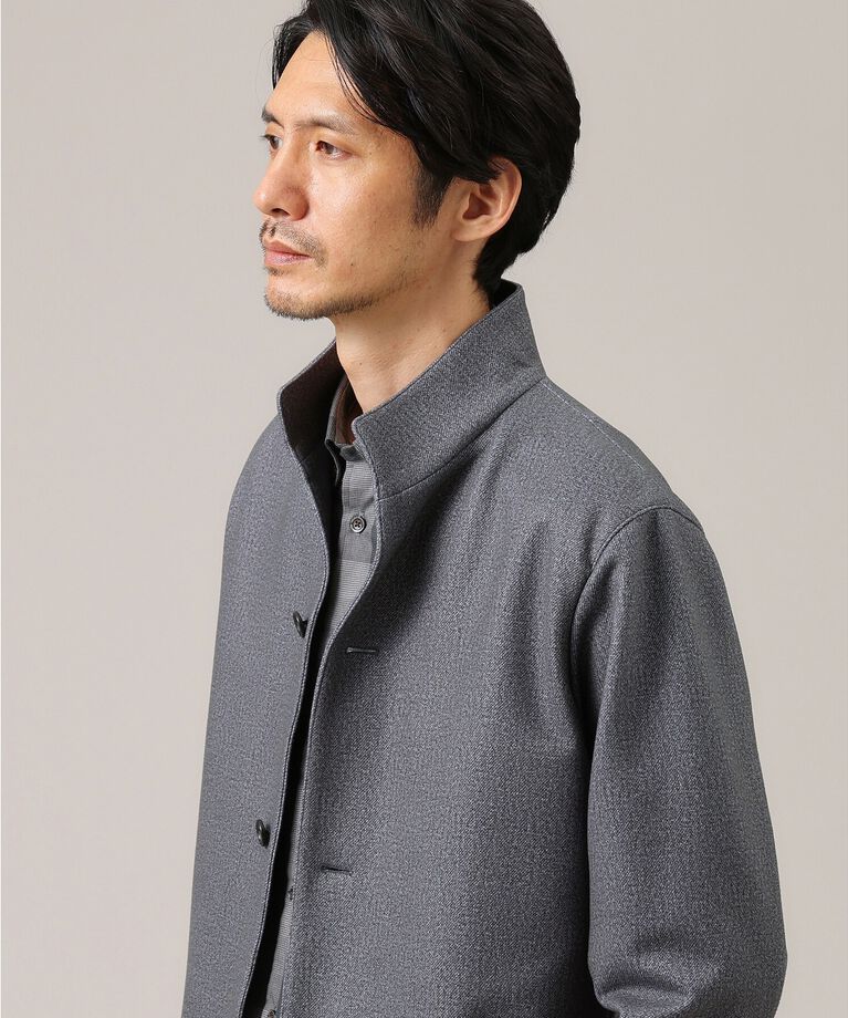TAKEO KIKUCHI「【DOWN FABRIC】ダウンファブリック スタンドカラーブルゾン」|ブルゾン・スタジャン|