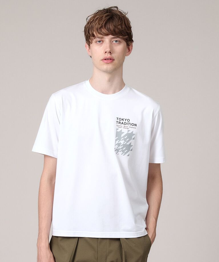 TAKEO KIKUCHI「プリント Tシャツ」|Tシャツ・カットソー|ホワイト(001)