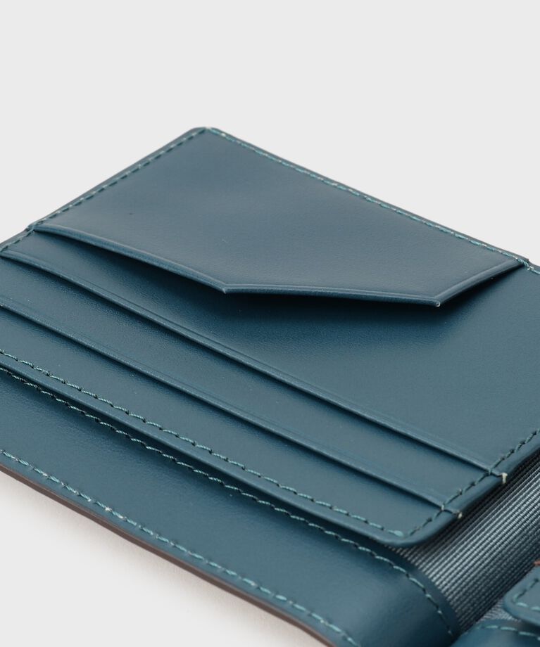 TAKEO KIKUCHI「【NEW レザーリップルシリーズ】マネークリップ付 サプレス ウォレット」|財布|