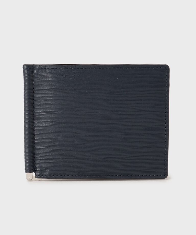 TAKEO KIKUCHI「【NEW レザーリップルシリーズ】マネークリップ付 サプレス ウォレット」|財布|ﾈｲﾋﾞｰ(094)