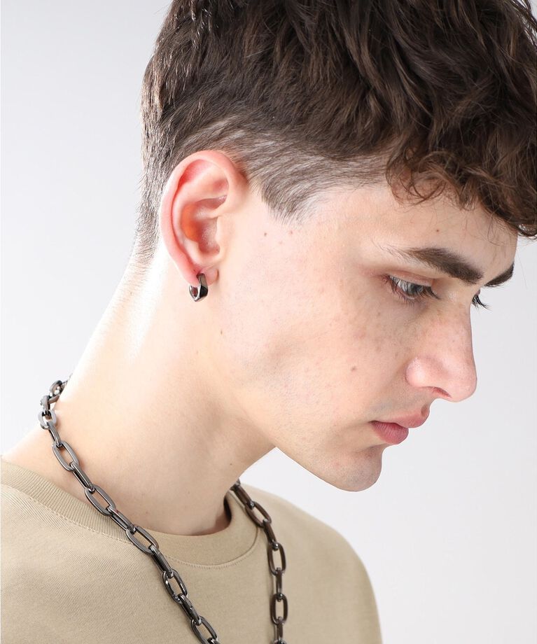 TAKEO KIKUCHI「ペンタゴンカットピアス」|ピアス|