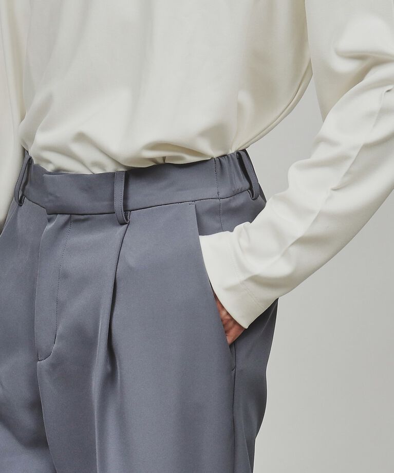 tk.TAKEO KIKUCHI「Stadt cloth ワイドストレートスラックス（セットアップ対応）」|その他|