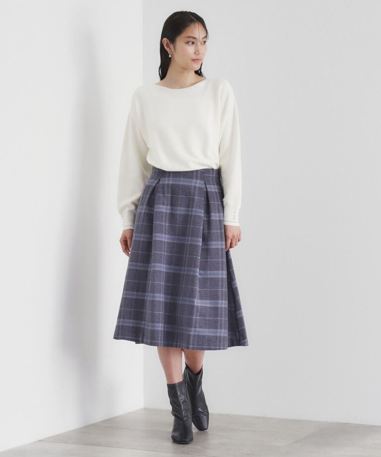 index「《6color/XS-LLsize》ボートネックドルマンニット【洗濯機洗い可】」|ニット・セーター|