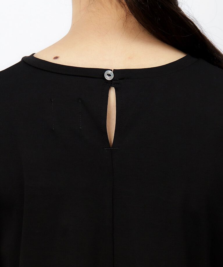 OPAQUE.CLIP「チュールドッキングティアードカットソー【洗濯機洗い可】」|Tシャツ・カットソー|