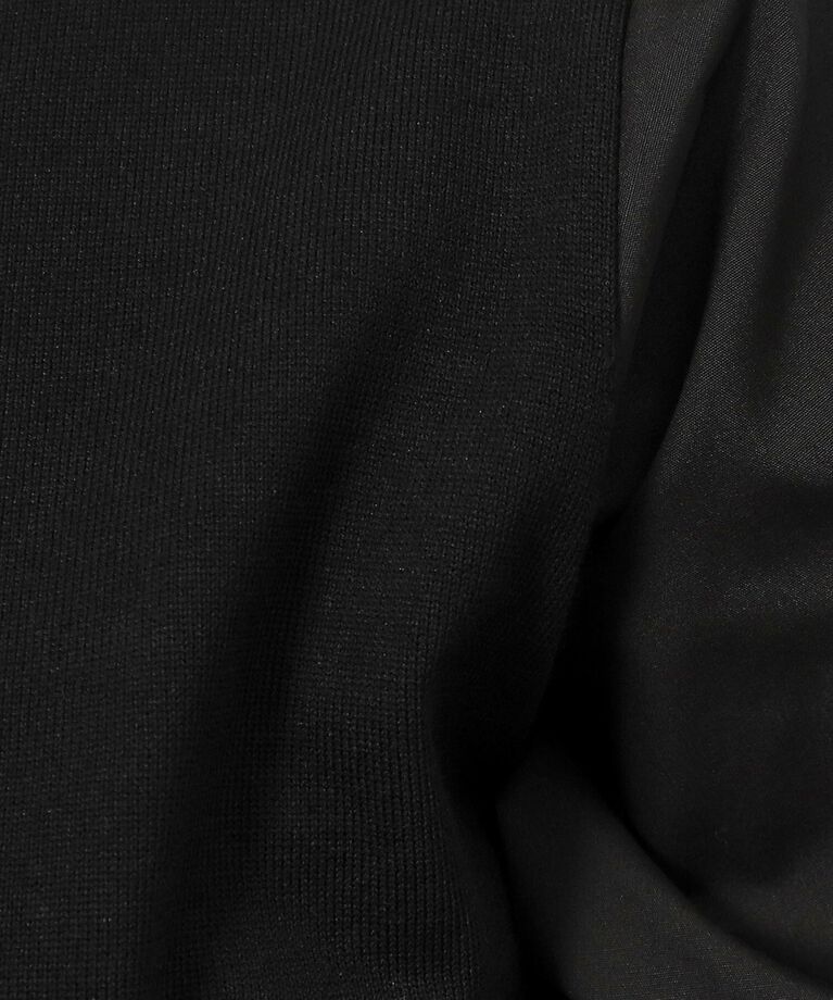 OPAQUE.CLIP「スリーブフハクドッキング5分袖ニット【洗濯機洗い可】」|ニット・セーター|