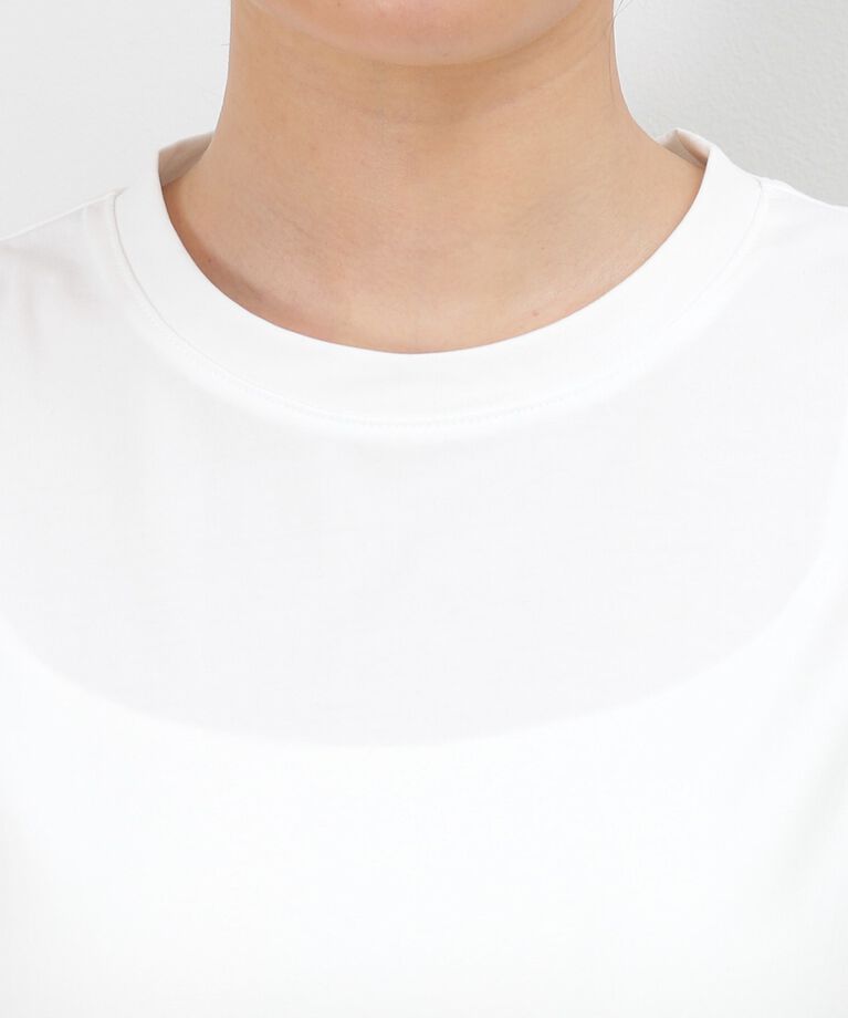 OPAQUE.CLIP「シアータックスリーブドッキングカットソー【洗濯機洗い可】」|Tシャツ・カットソー|