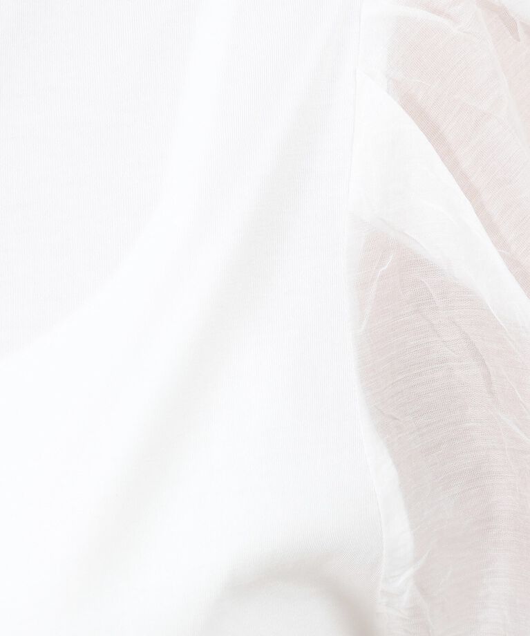 OPAQUE.CLIP「シアータックスリーブドッキングカットソー【洗濯機洗い可】」|Tシャツ・カットソー|