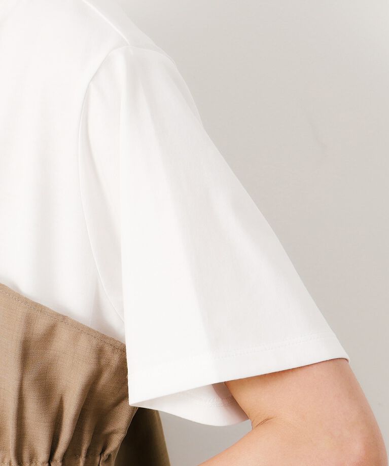 OPAQUE.CLIP「ビスチェドッキングカットソー【洗濯機洗い可】」|Tシャツ・カットソー|